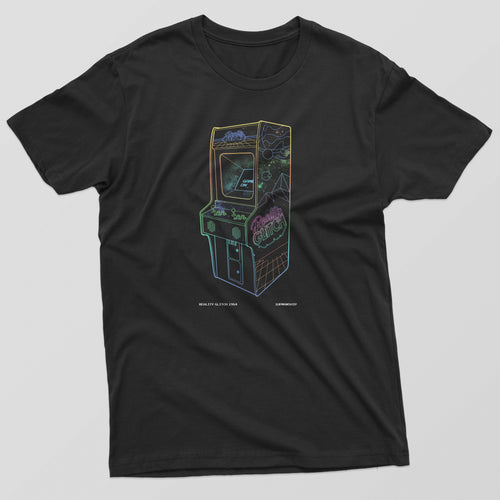 1 UP Neon Retro Arcade Mens T-Shirt