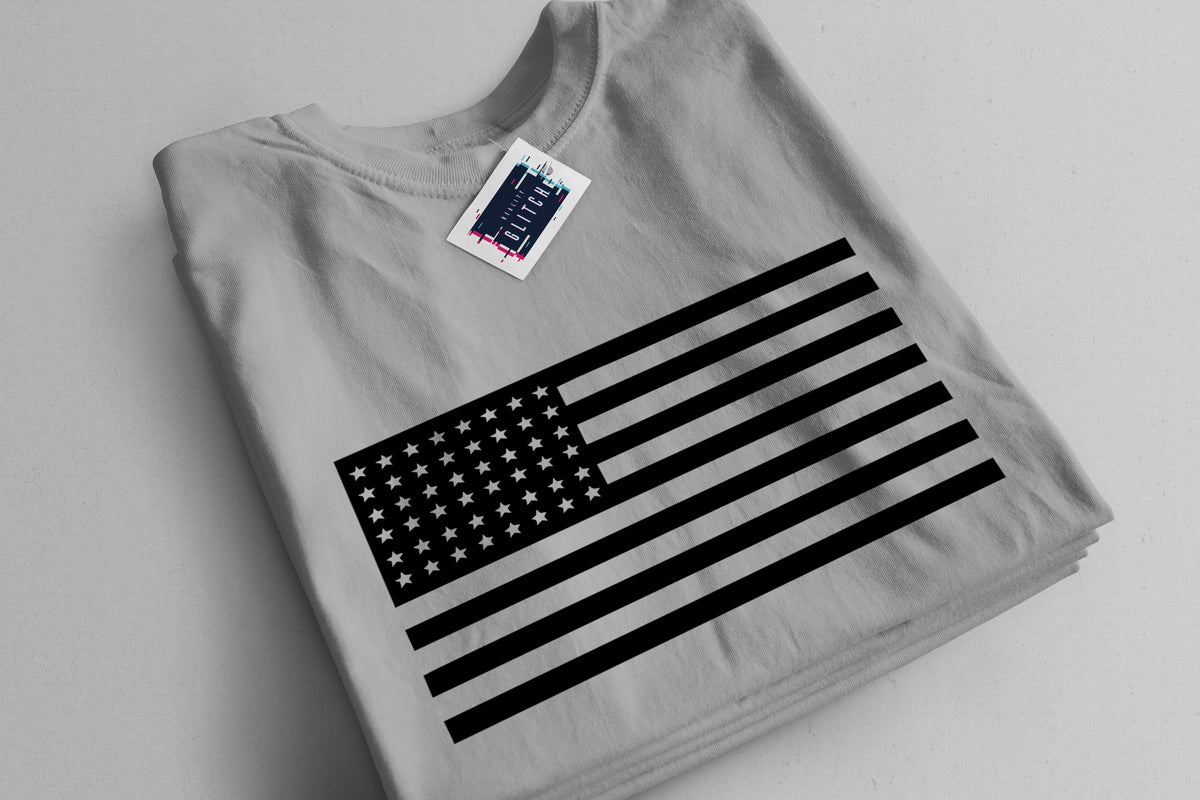 Light up american flag shirt sale