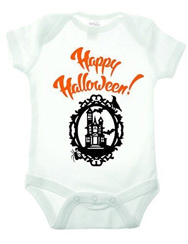 Happy Halloween Short Sleeve Babygrow