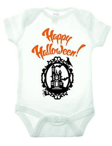 Happy Halloween Short Sleeve Babygrow