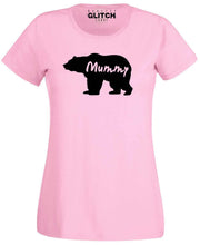 Reality Glitch Mummy Bear Womens T-Shirt