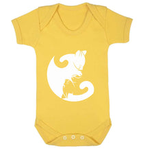 Reality Glitch Cat Ying Yang Kids Babygrow