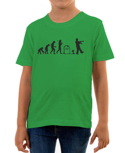 Reality Glitch Evolution of Zombies Kids T-Shirt