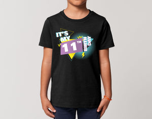 Reality Glitch It's My 11th Birthday Kids T-Shirt