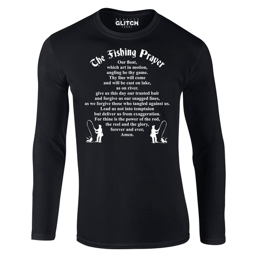 Reality Glitch Fisherman's Prayer Mens T-Shirt - Long Sleeve