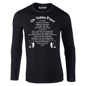 Reality Glitch Fisherman's Prayer Mens T-Shirt - Long Sleeve