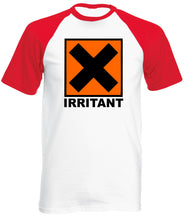 Reality Glitch Irritant Symbol Mens Baseball Shirt