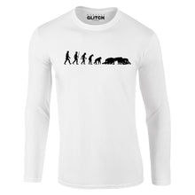 Reality Glitch Evolution of Rugby Mens T-Shirt - Long Sleeve