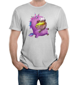 Reality Glitch Unicorn Frog Suit Mens T-Shirt