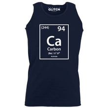 Reality Glitch Carbon Element Periodic Table Mens Vest