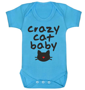 Crazy Cat Baby Babygrow