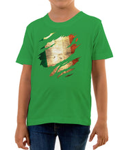 Reality Glitch Torn Ireland Flag Kids T-Shirt