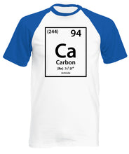 Reality Glitch Carbon Element Periodic Table Mens Baseball Shirt