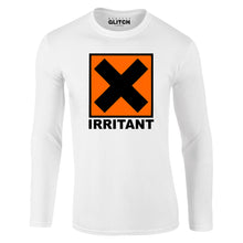 Reality Glitch Irritant Symbol Mens T-Shirt - Long Sleeve