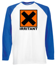 Reality Glitch Irritant Symbol Mens Baseball Shirt - Long Sleeve