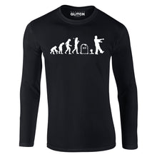 Reality Glitch Evolution of Zombies Mens T-Shirt - Long Sleeve