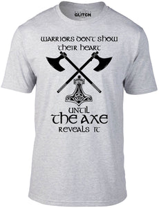 Men's Grey T-shirt With a Vikings Printed Design