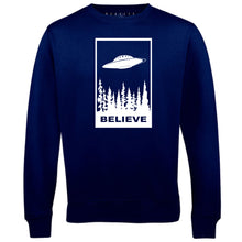 Reality Glitch Believe in UFOs Mens Sweatshirt