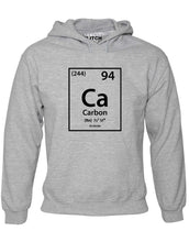 Reality Glitch Carbon Element Periodic Table Mens Hoodie
