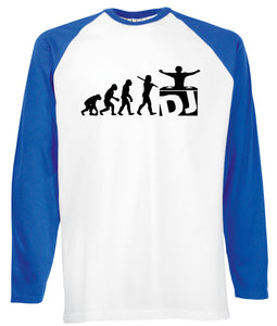 Reality Glitch DJ Evolution Mens Baseball Shirt - Long Sleeve