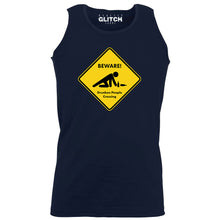 Reality Glitch Beware Drunk People Crossing Mens Vest