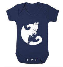 Reality Glitch Cat Ying Yang Kids Babygrow