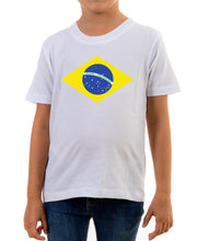 Reality Glitch Brazil International Flag Kids T-Shirt