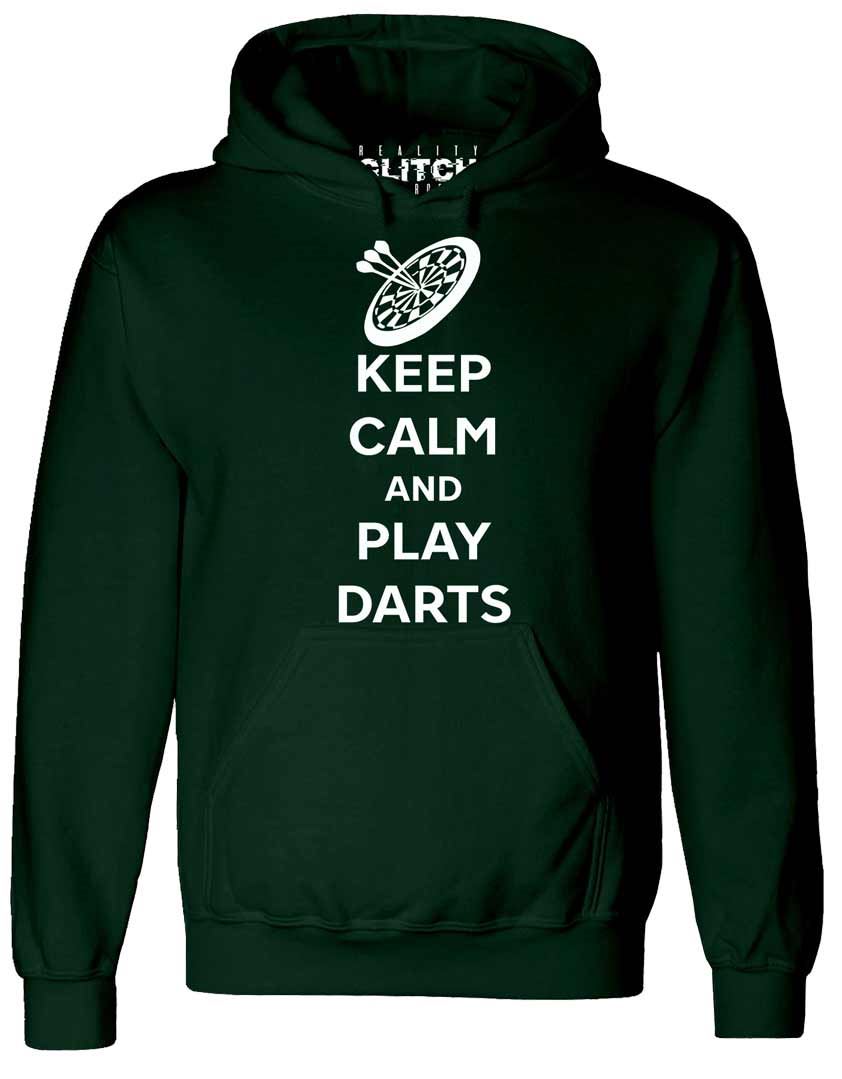 Men's Keep Calm And Play Darts Hoodie