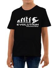 Reality Glitch Evolution of Snowboarding Kids T-Shirt