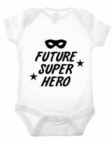 Future Super Hero Short Sleeve Babygrow
