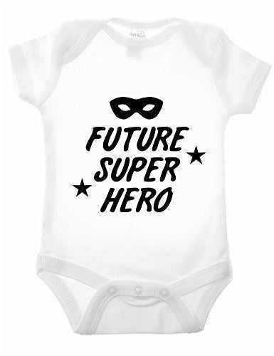 Future Super Hero Short Sleeve Babygrow