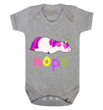 Reality Glitch Nope, Lazy Unicorn Kids Babygrow