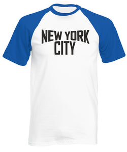 Reality Glitch New York City Mens Baseball Shirt