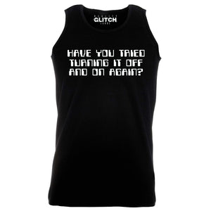 Reality Glitch Have You Tried Turning It Off and On Again? Mens Vest