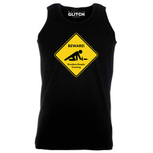 Reality Glitch Beware Drunk People Crossing Mens Vest