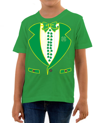 Reality Glitch Leprechaun Suit Kids T-Shirt