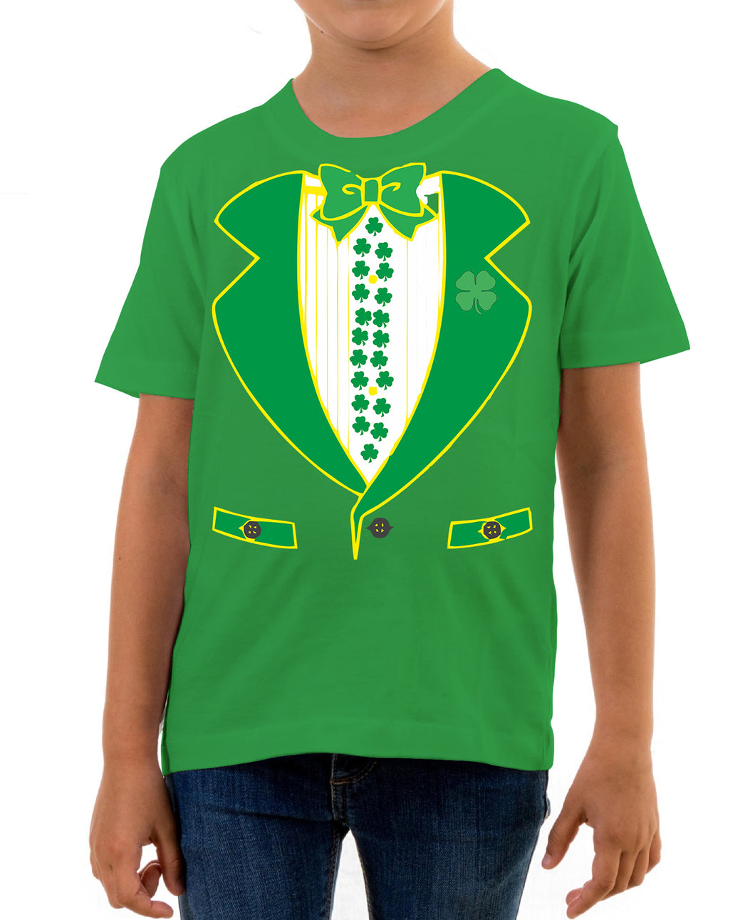 Reality Glitch Leprechaun Suit Kids T-Shirt