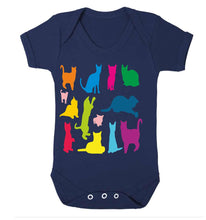 Reality Glitch Just Colourful Cats Kids Babygrow