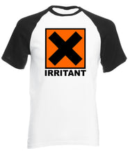 Reality Glitch Irritant Symbol Mens Baseball Shirt