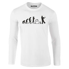 Reality Glitch Evolution of Zombies Mens T-Shirt - Long Sleeve