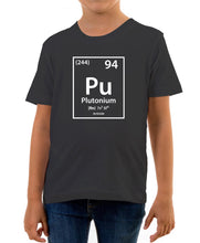 Reality Glitch Plutonium Element Periodic Table Kids T-Shirt