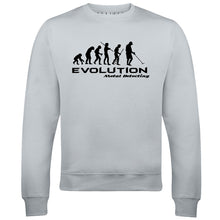 Reality Glitch Evolution of Metal Detector Mens Sweatshirt