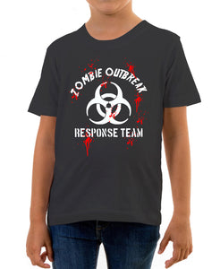 Reality Glitch Zombie Outbreak Response Team Kids T-Shirt