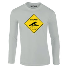 Reality Glitch Beware Drunk People Crossing Mens T-Shirt - Long Sleeve