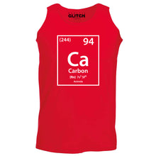 Reality Glitch Carbon Element Periodic Table Mens Vest