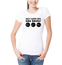 Reality Glitch Rock Paper Scissors Womens T-Shirt