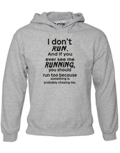 Reality Glitch I Don't Run Mens Hoodie