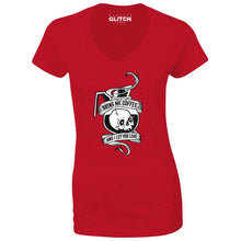 Reality Glitch Bring Me Coffee Womens T-Shirt - V-Neck