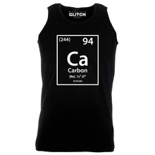 Reality Glitch Carbon Element Periodic Table Mens Vest