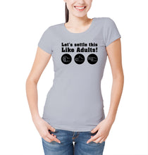 Reality Glitch Rock Paper Scissors Womens T-Shirt